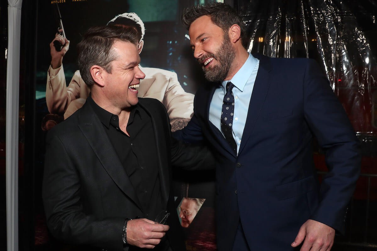 Matt Damon, whom Ben Affleck wouldn't 'suggest' as a roommate after living together, laugh together
