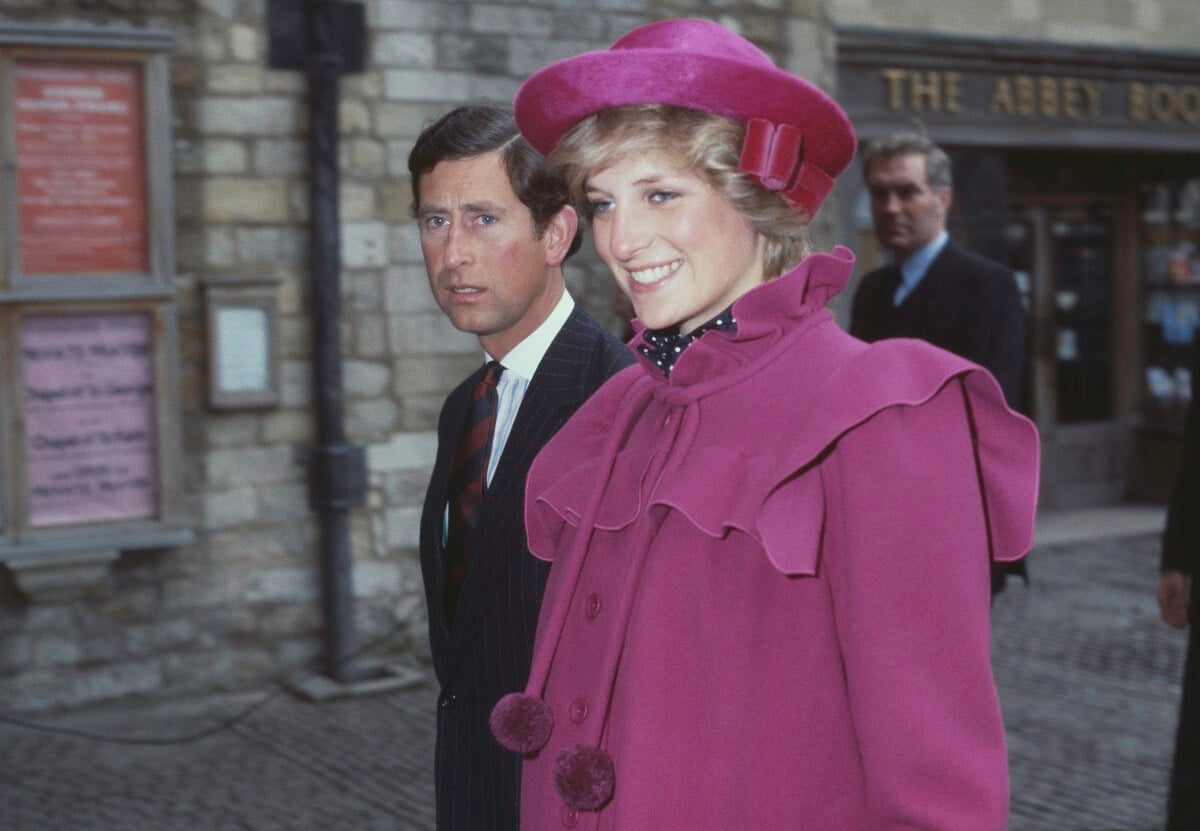 Prince Charles and Princess Diana, who is 'still a thorn' in her ex-husband's side, at Westminster Abbey for a centenary service