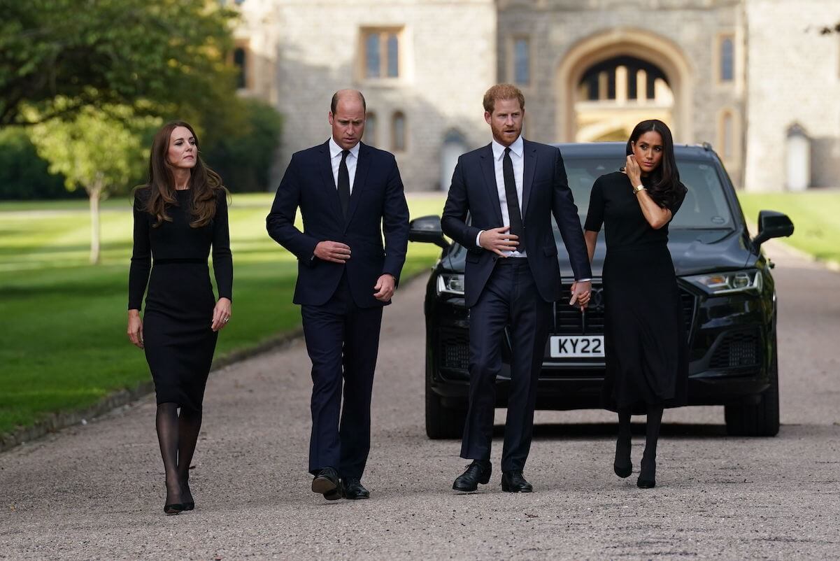 Kate Middleton, Prince William, Prince Harry, and Meghan Markle