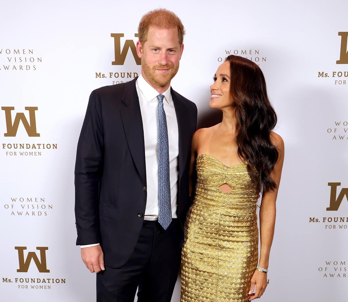 Prince Harry and Meghan Markle attend the Ms. Foundation Women of Vision Awards