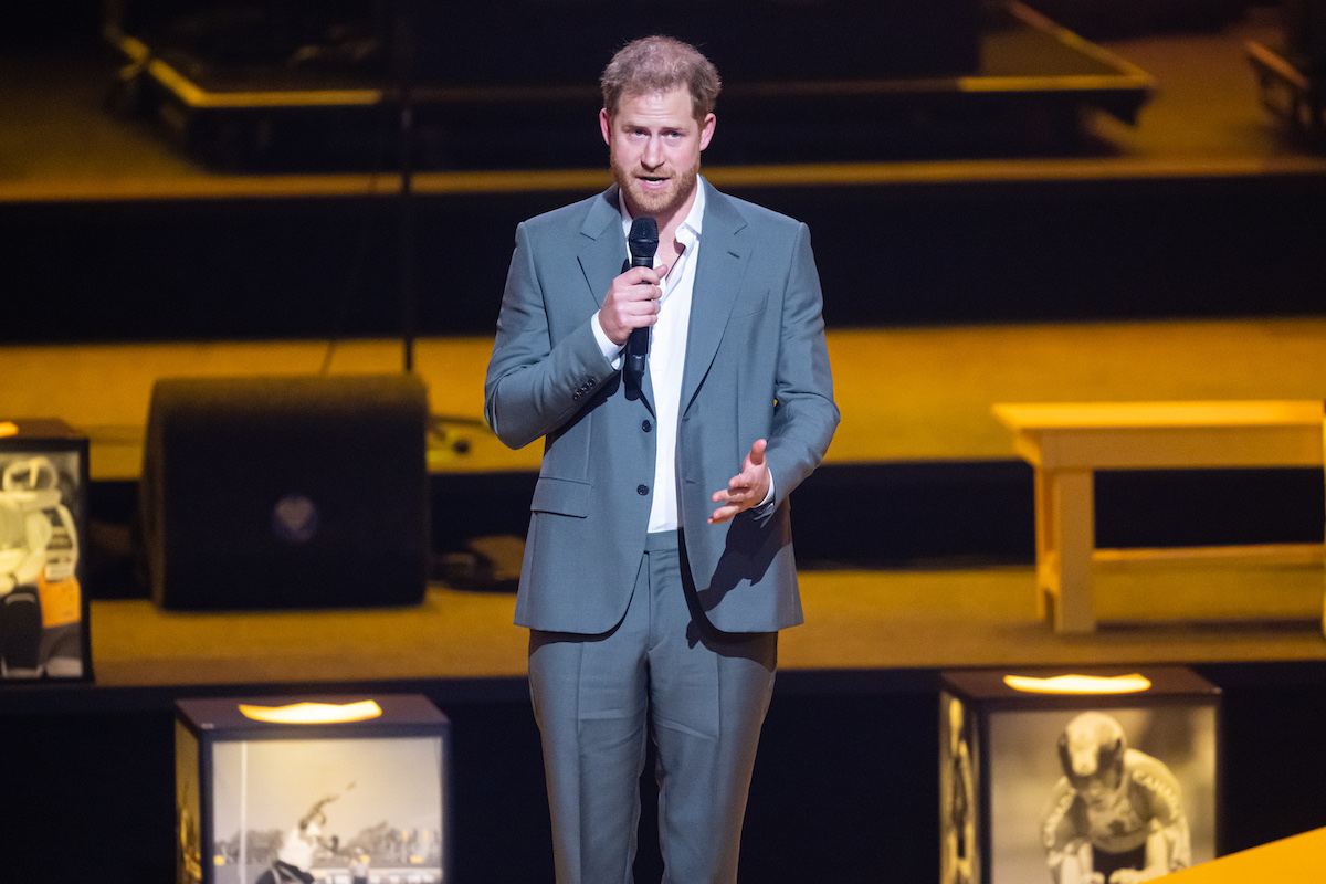 Prince Harry, who appears in the 'Heart of Invictus' trailer, speaks at the 2022 Invictus Games