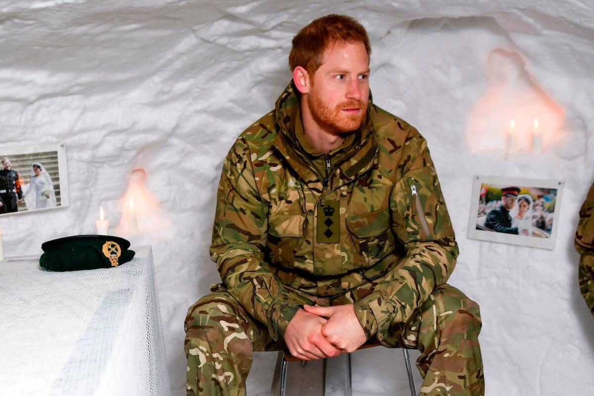 Prince Harry, who discussed the 'trauma' he experienced after Princess Diana's death in Netflix's 'Heart of Invictus' docuseries, looks on wearing his military uniform