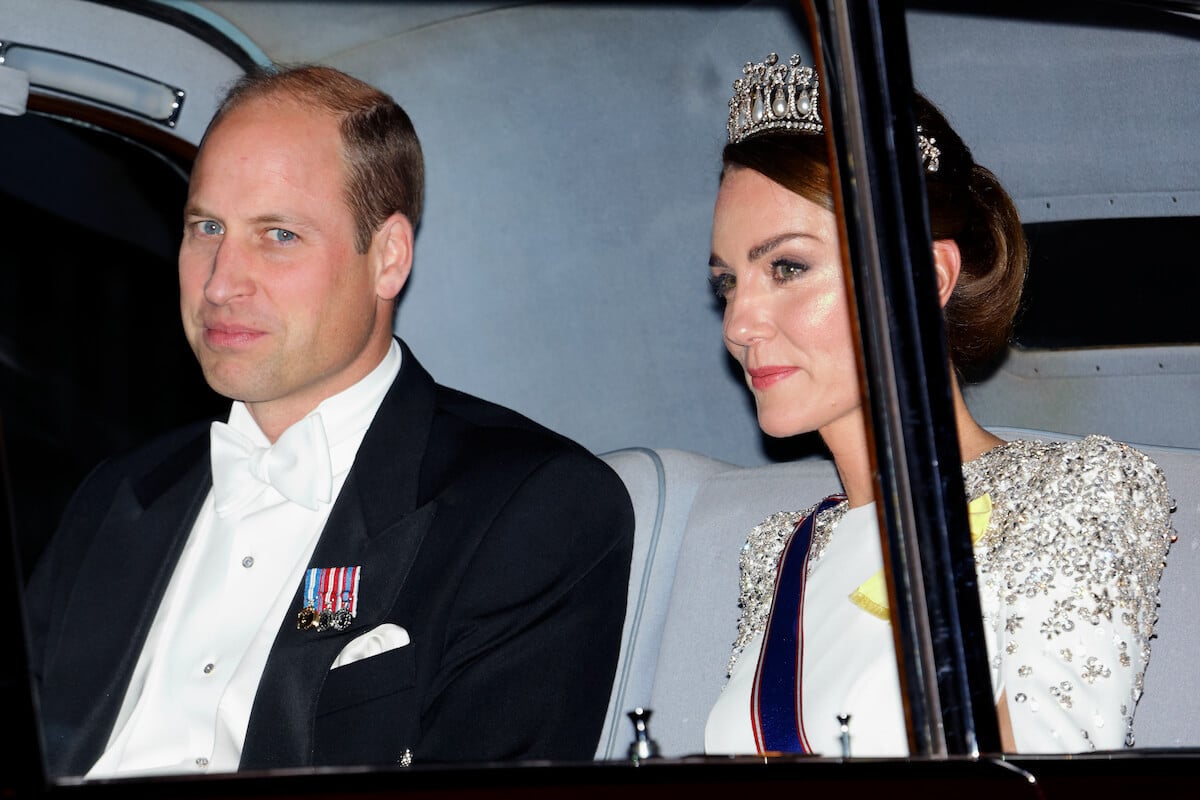 Prince William and Kate Middleton, whose driving to church with Prince Andrew in Scotland threatens their popularity, per a commentator, ride in a car