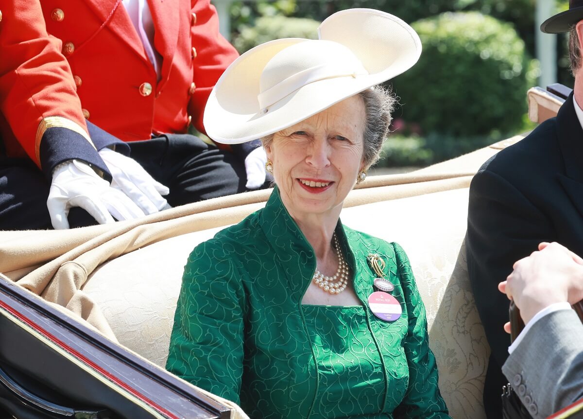 Princess Anne, who a psychic predicts could have a 'challenging' year ahead and experience 'tensions' at home, attends day three of Royal Ascot 2023
