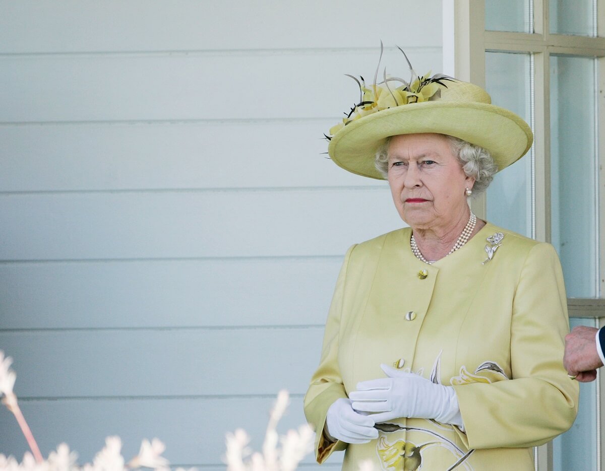 Queen Elizabeth II, who was seen losing her cool with photographers in viral video, attending the Eton Boys Tea Party at Guards Polo Club