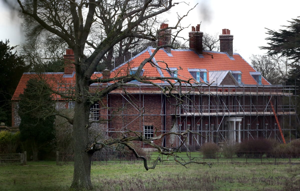 Renovations at Anmer Hall in 2014