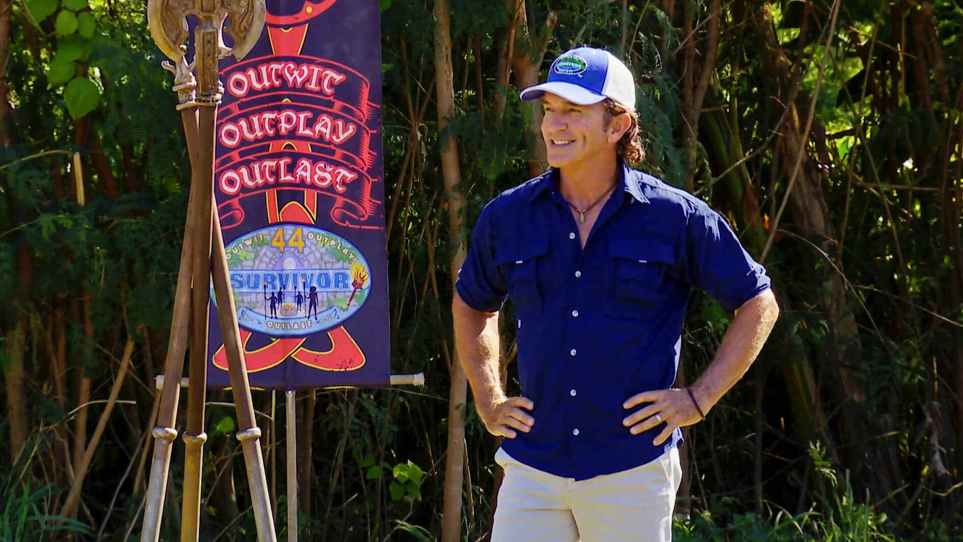 Jeff Probst in Fiji, the host of 'Survivor' Season 45