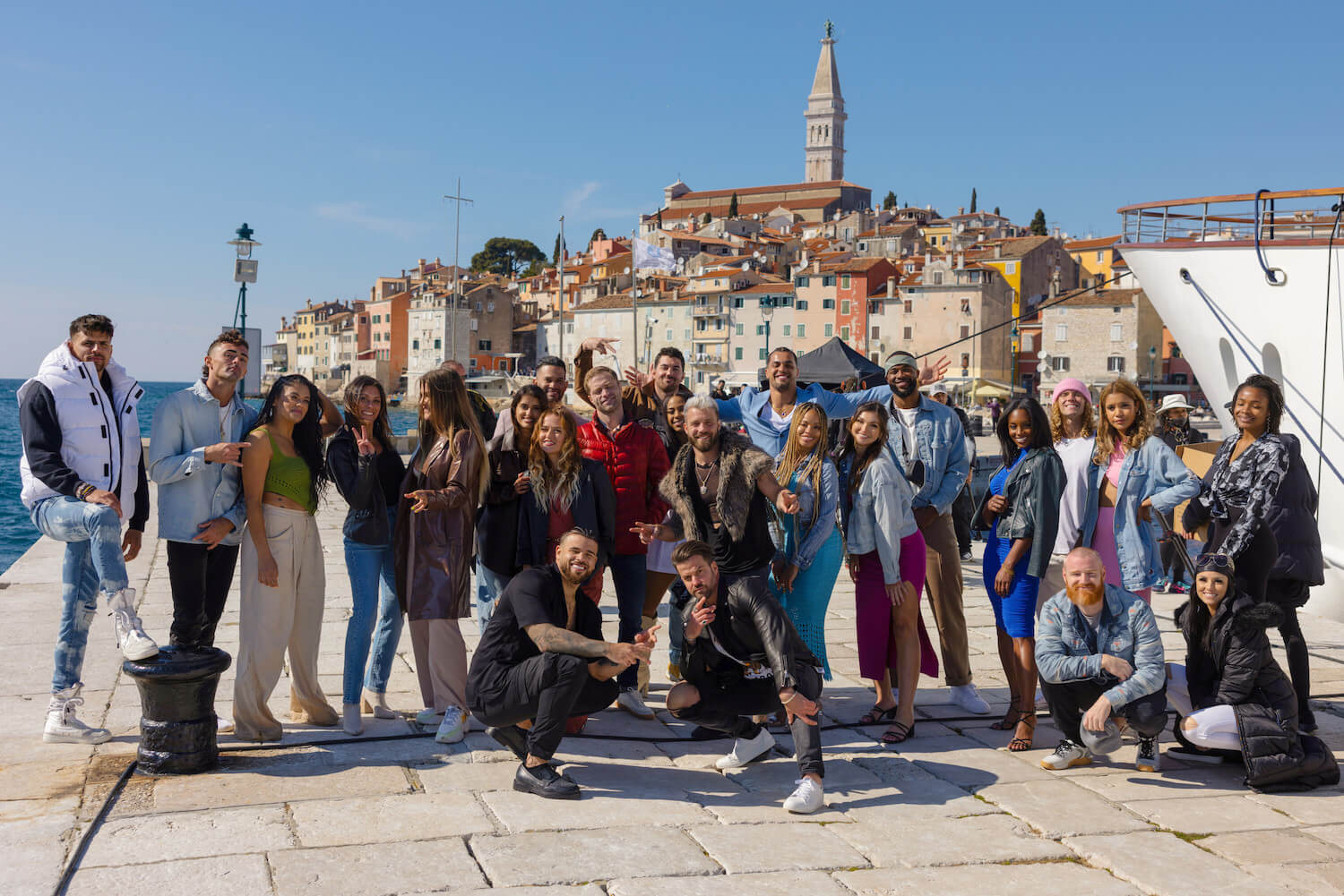 'The Challenge: USA' Season 2 cast posing in Croatia for the premiere episodes