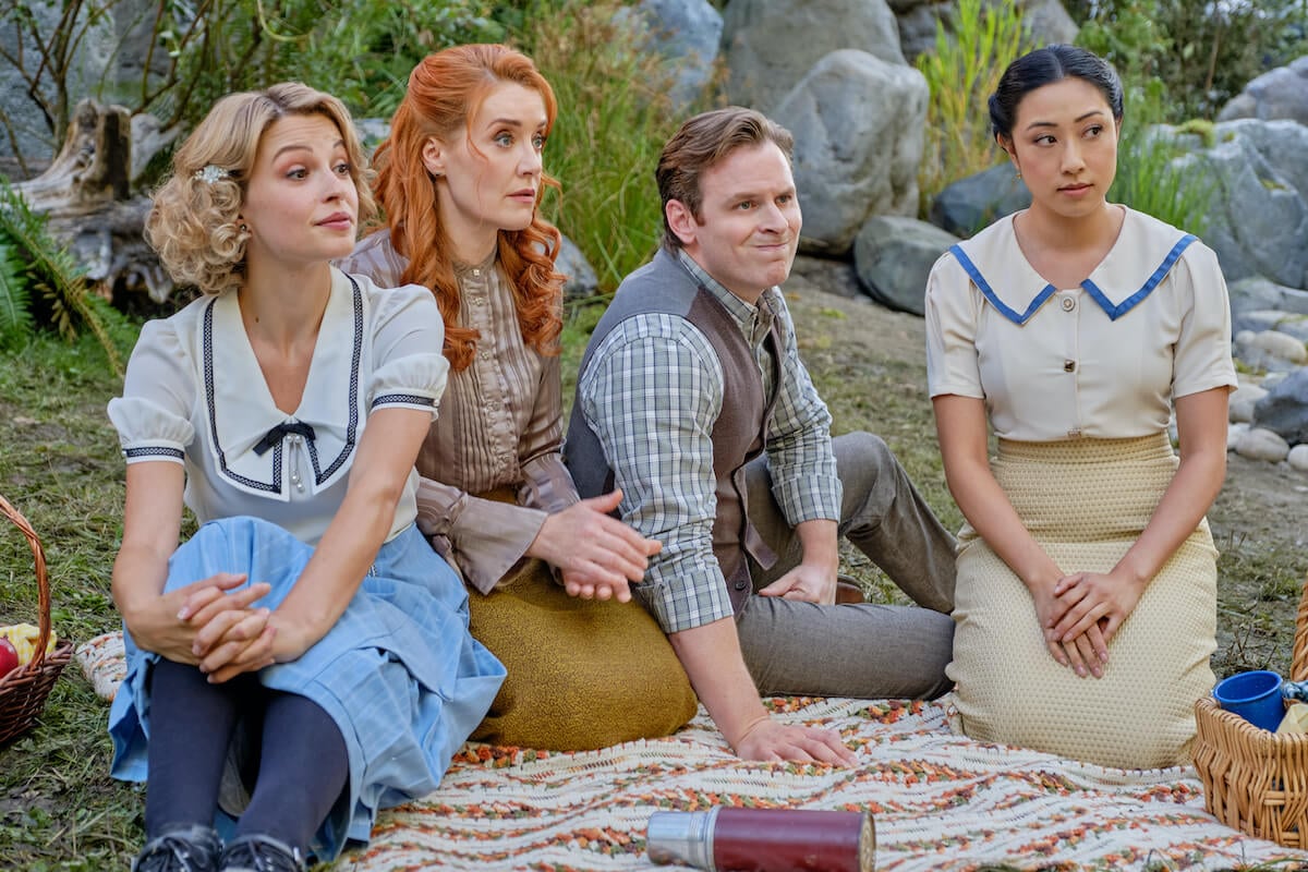 Group of people at a picnic in 'When Calls the Heart' Season 10 Episode 2