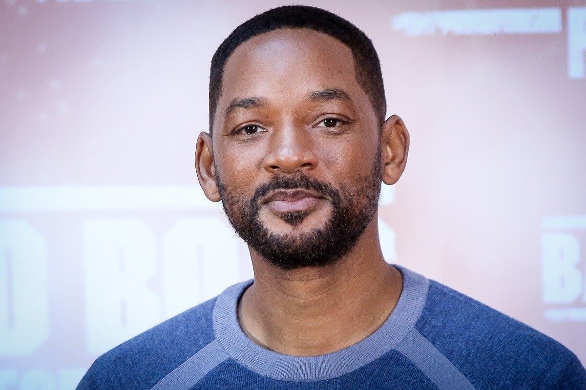 Will Smith taking a picture at the 'Bad Boys for Life' photocall.