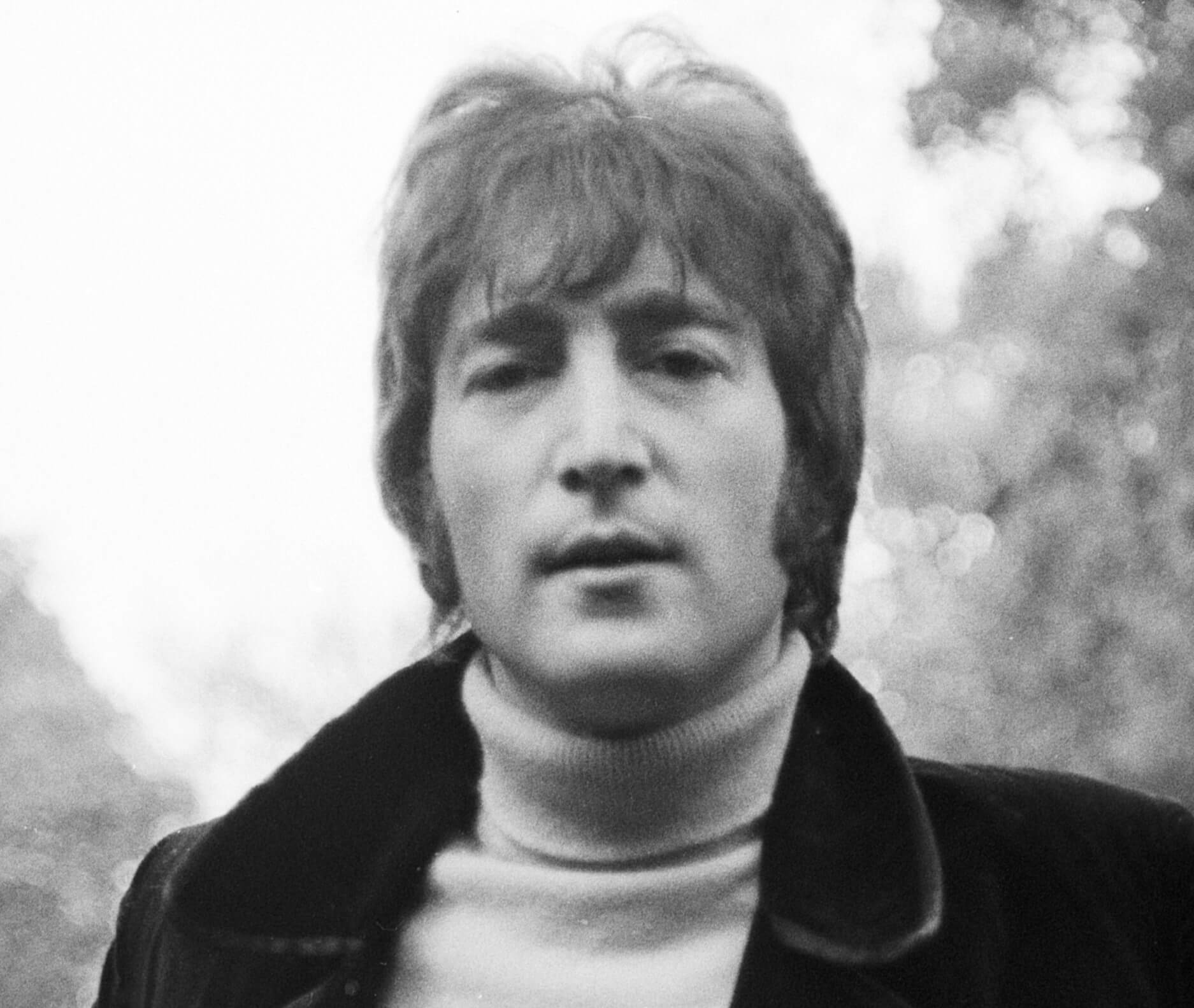 John Lennon in a sweater