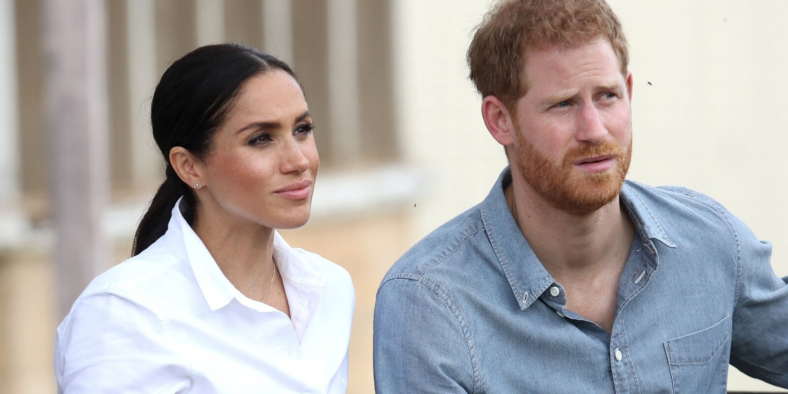 Meghan Markle and Prince Harry photographed on Oct. 17, 2018 in Dubbo, Australia.