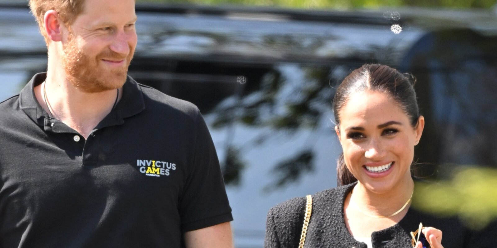 Prince Harry and Meghan Markle at the Invictus Games in 2022.
