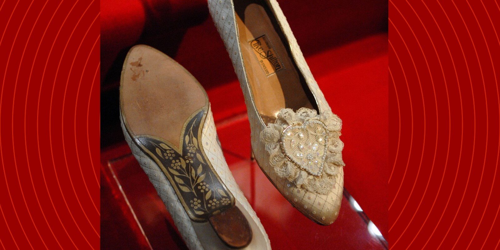 Princess Diana's wedding shoes held a secret message of love to Prince Charles.