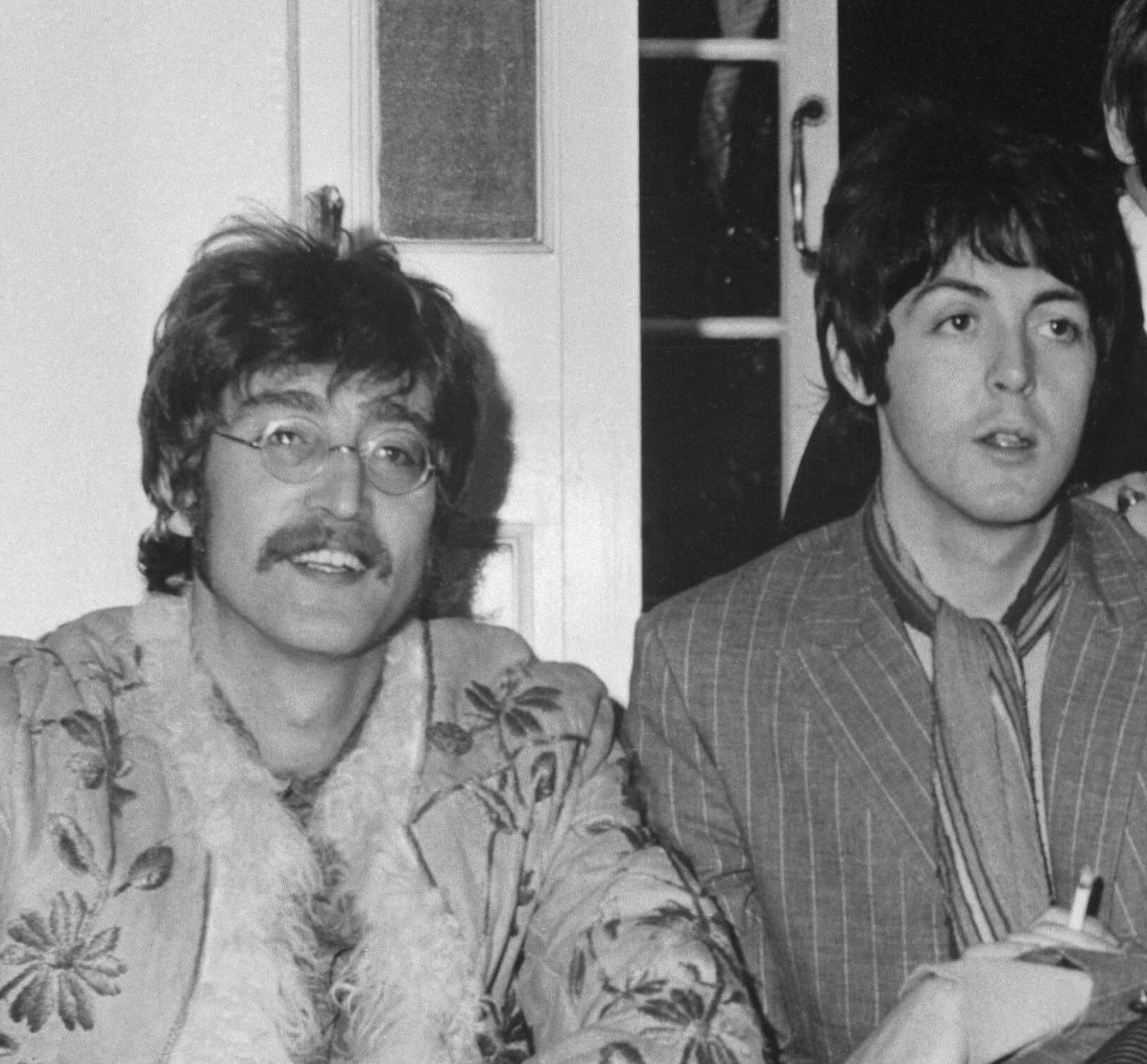 The Beatles' John Lennon and Paul McCartney