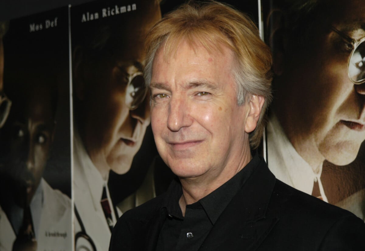 Alan Rickman during "Something The Lord Made" - New York Premiere at Paris Theatre in New York City, New York, United States