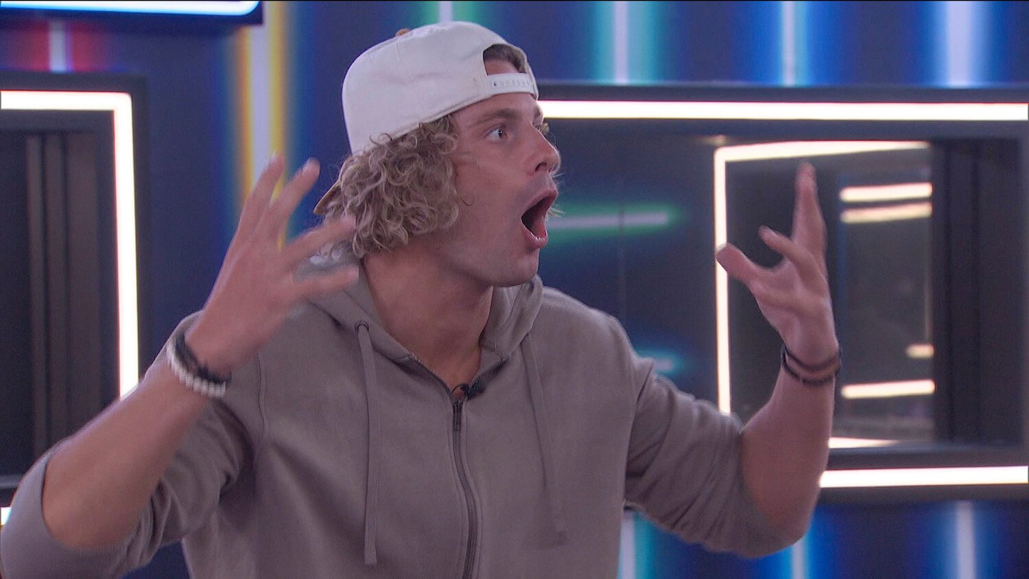 Matt Klotz looking shocked in 'Big Brother' Season 25