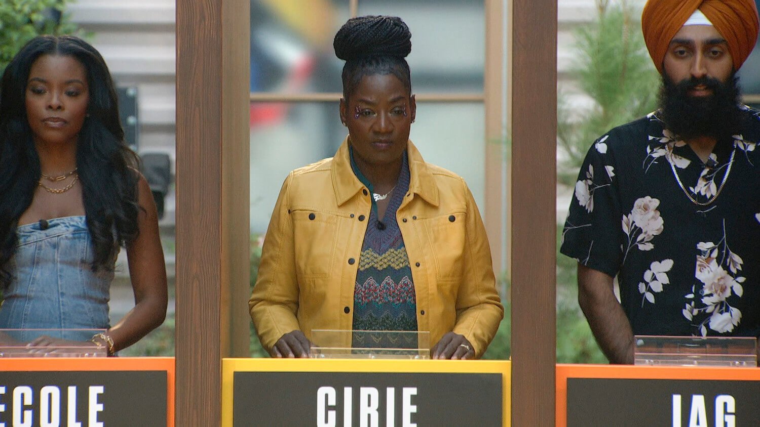 The Head of Household competition in 'Big Brother' Season 25 Week 6 with Cirie Fields, Mecole Hayes, and Jag Bains