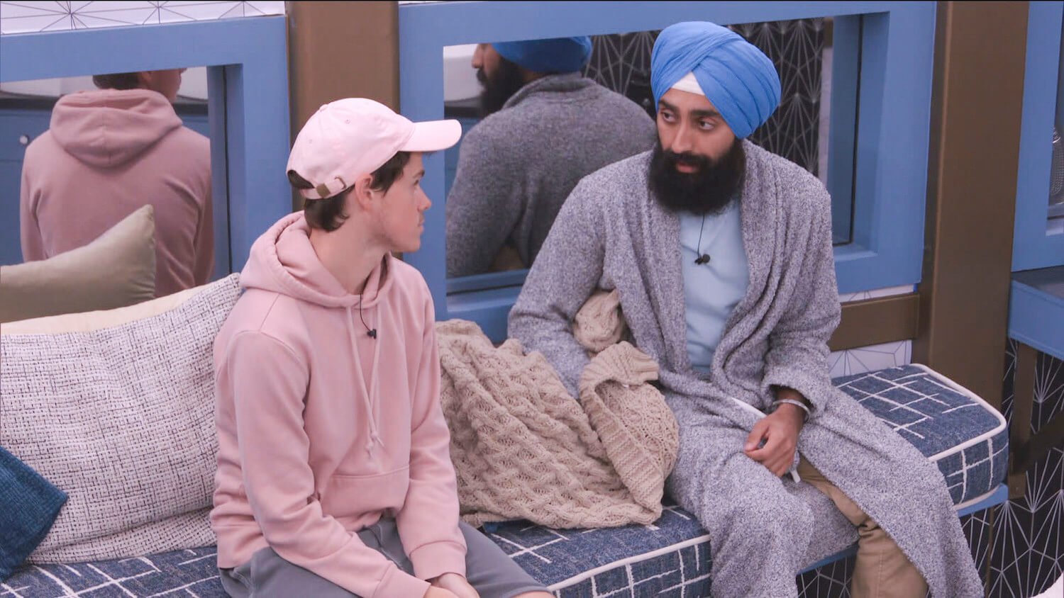 Cory Wurtenberger and Jag Bain talking in 'Big Brother' Season 25 Week 7