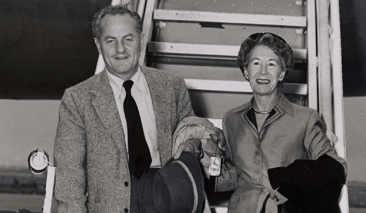 Darryk Zanuck, executive vice president of 20th Century Fox, with his wife.
