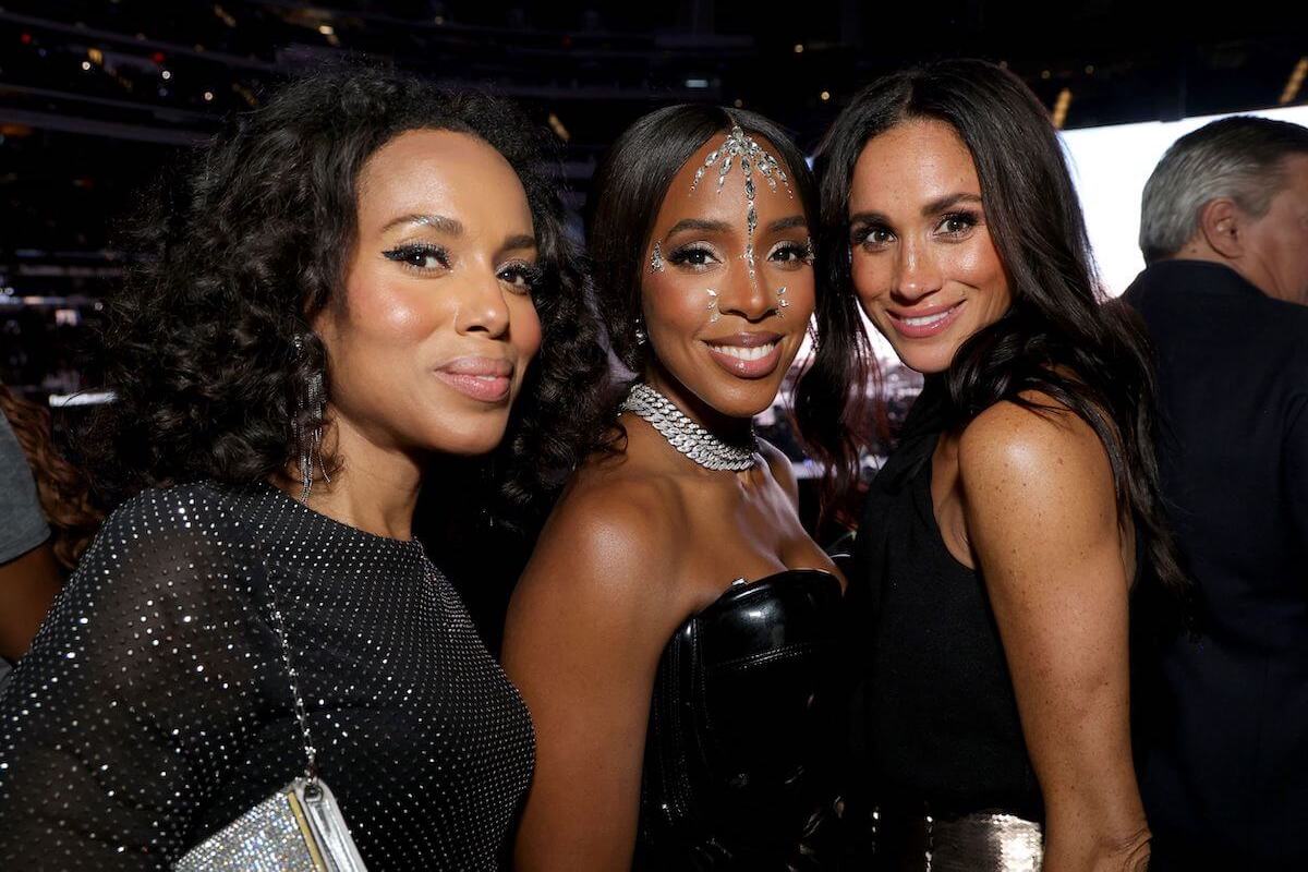 Kerry Washington, Kelly Rowland, and Meghan Markle at a Beyonce concert on Sept. 4, 2023