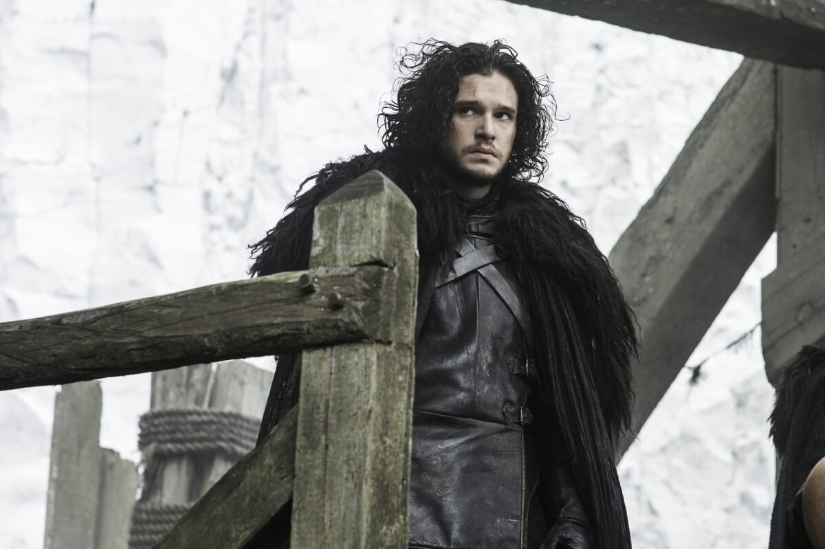 Kit Harington as Jon Snow on Game of Thrones in an image from season 5
