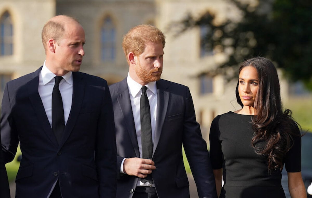 Prince William, Prince Harry, and Meghan Markle