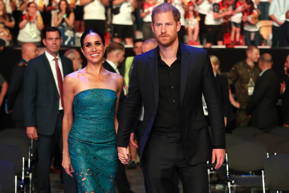Meghan Markle and Prince Harry arrive at the Invictus Games closing ceremony