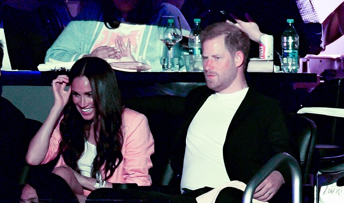 Meghan Markle and Prince Harry attend a basketball game between the Los Angeles Lakers and the Memphis Grizzlies