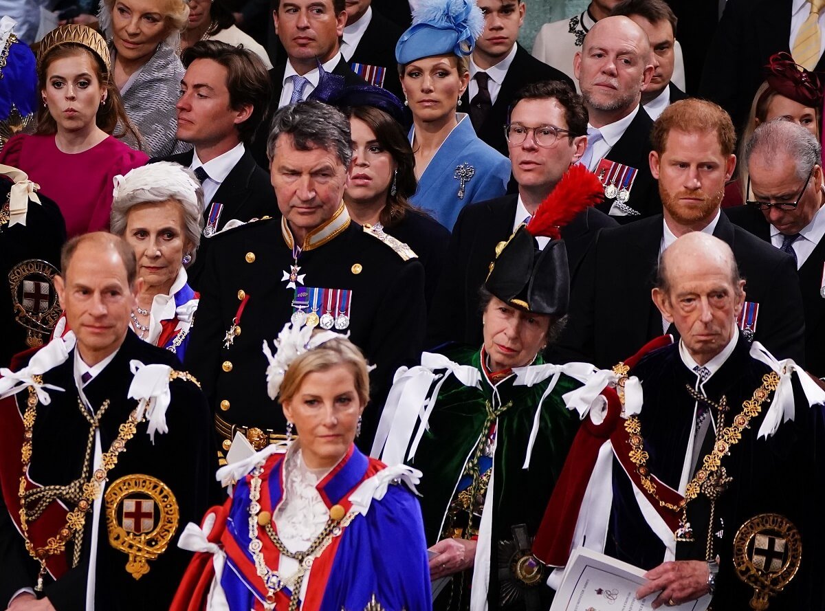 Members of the royal family, including Mike Tindall who opened up about the struggles and pressures of marrying into the royal family, attend King Charles III's coronation