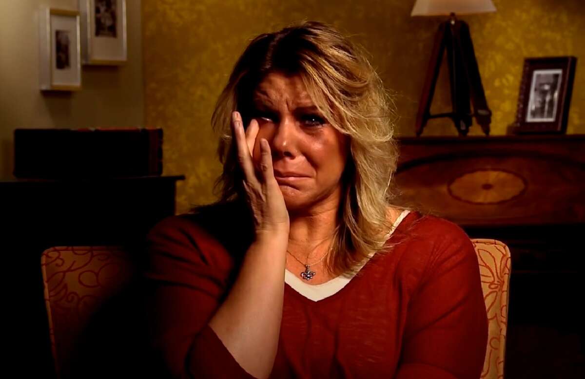 Meri Brown cries during a sad confessional on 'Sister Wives'