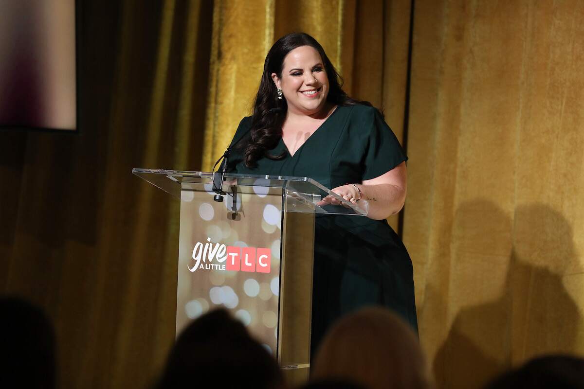 Whitney Way Thore speaks onstage during TLC's Give A Little Awards 2019