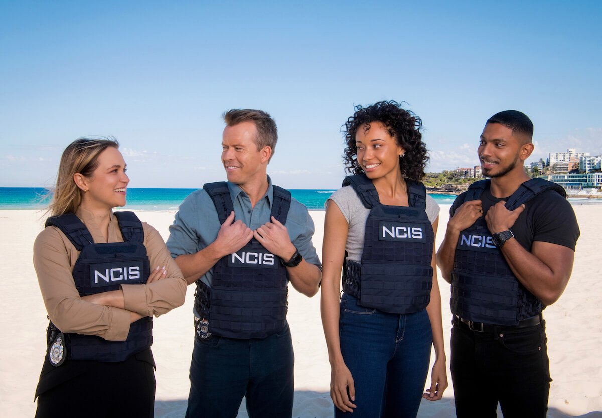 'NCIS: Sydney' cast wearing NCIS vest