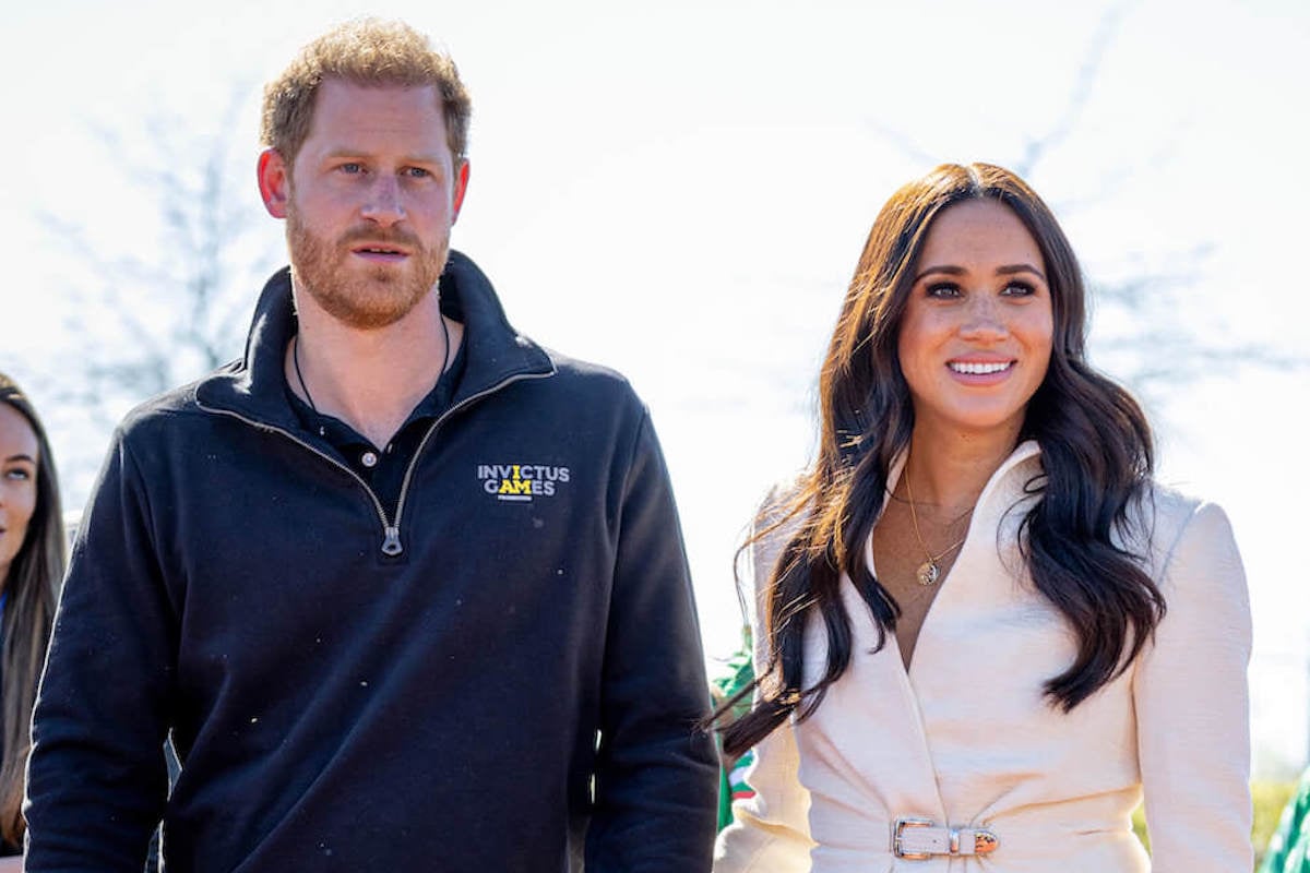 Prince Harry and Meghan Markle at the Invictus Games in 2022