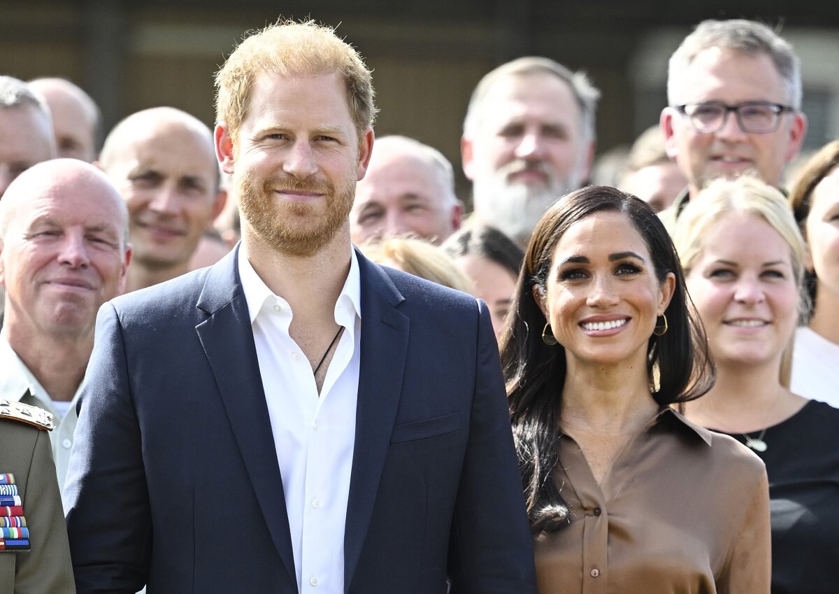 Prince Harry and Meghan Markle meet with NATO Joint Force Command and families during Invictus Games
