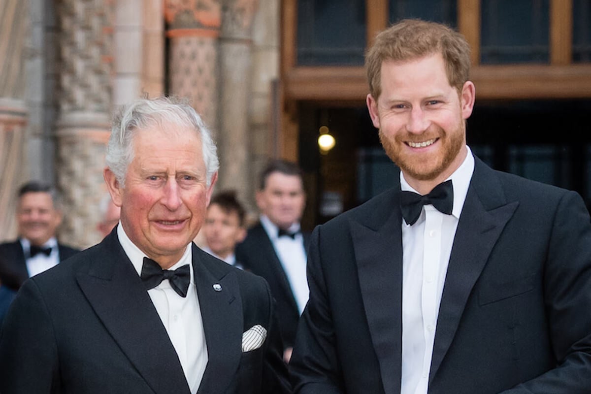 Prince Harry, who didn't spend the anniversary of Queen Elizabeth's death at Balmoral, and King Charles III