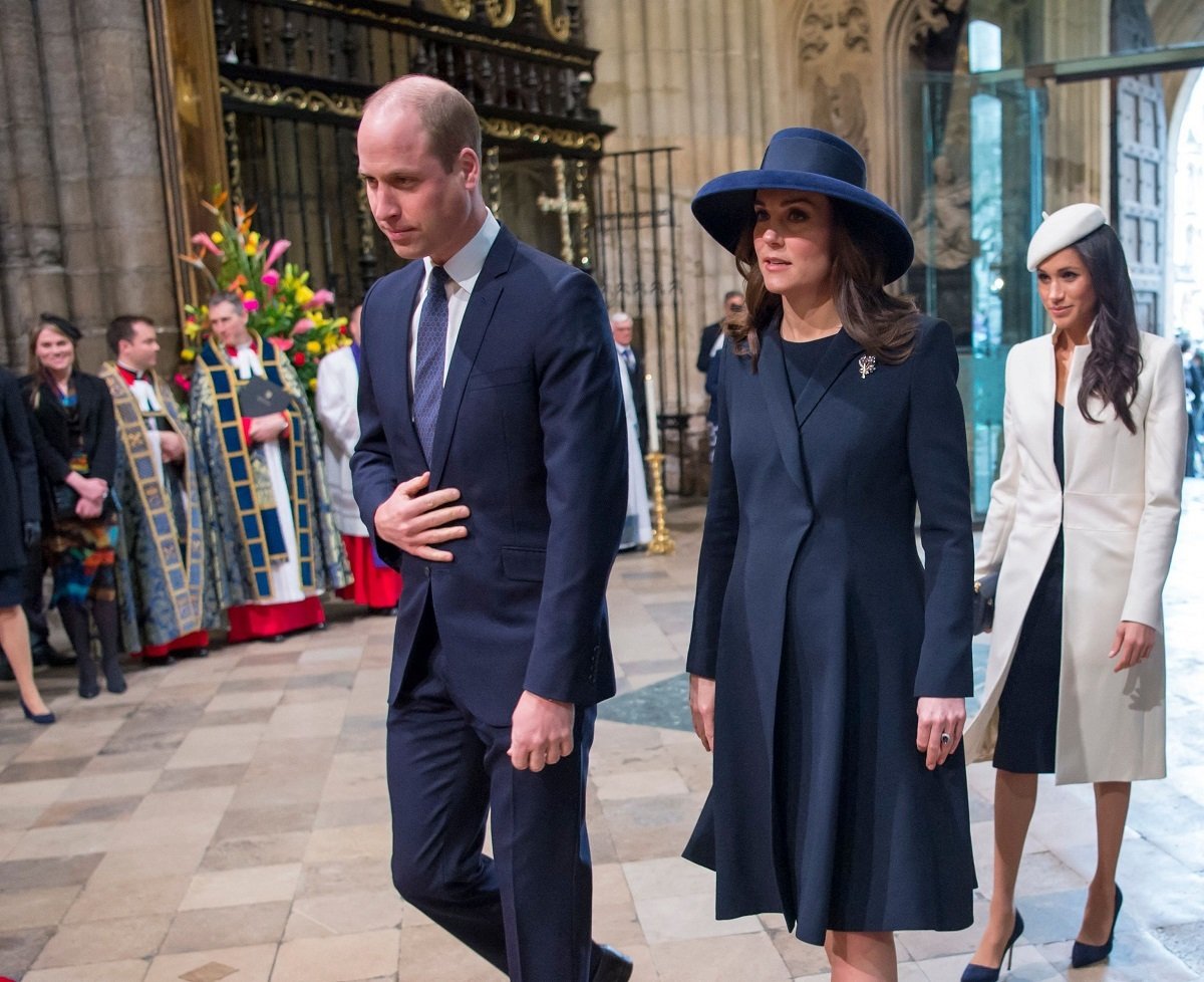 Prince William, Kate Middleton, and Meghan Markle attend a Commonwealth Day Service at Westminster Abbey