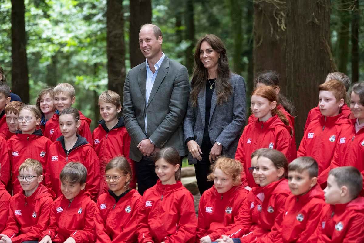 Prince William and Kate Middleton, who are hiring a CEO for their royal office household, pose for a photo