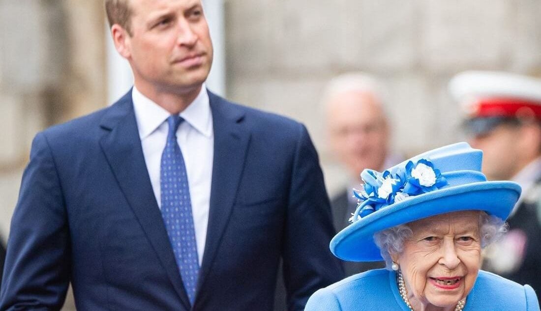 Queen Elizabeth II and Prince William, who shared with mourners what he saw a rainbow after the queen died, attend a ceremony at The Palace Of Holyroodhouse