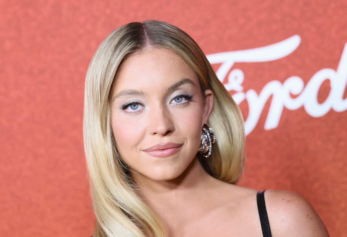 Euphoria star Sydney Sweeney attends a media event in 2023