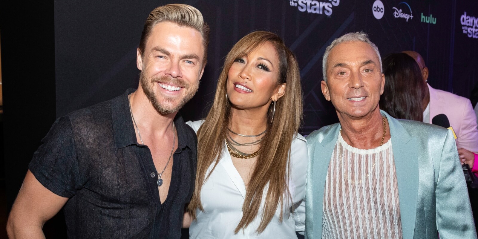 Derek Hough, Carrie Ann Inaba, and Bruno Tonioli judge ABC's 'Dancing With the Stars.'