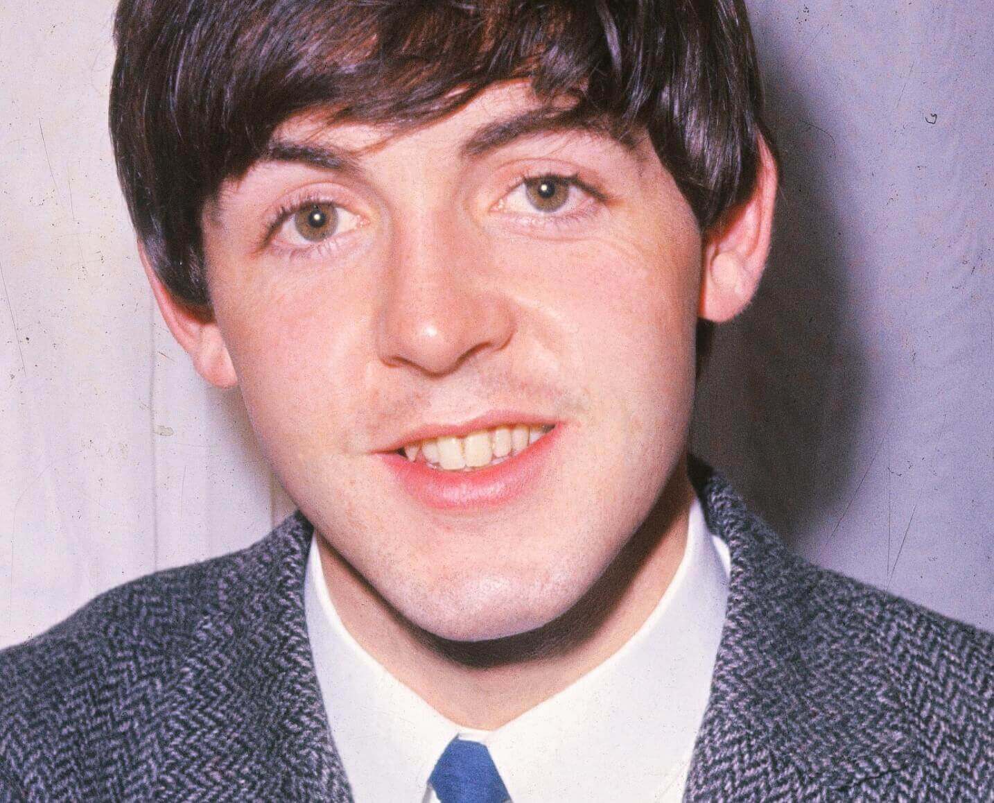 Paul McCartney smiling