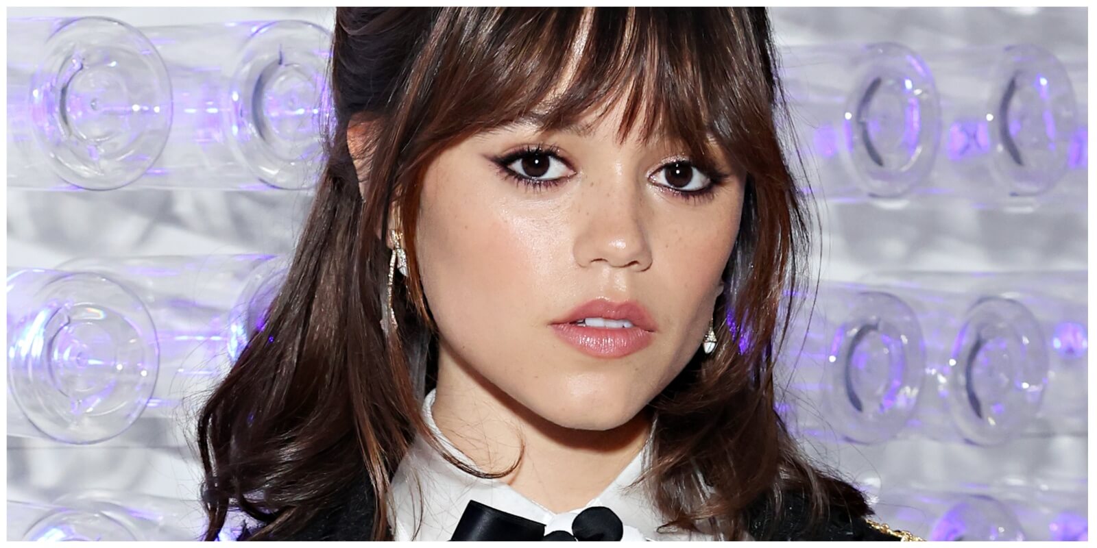 Jenna Ortega on the red carpet at the 2023 Met Gala.