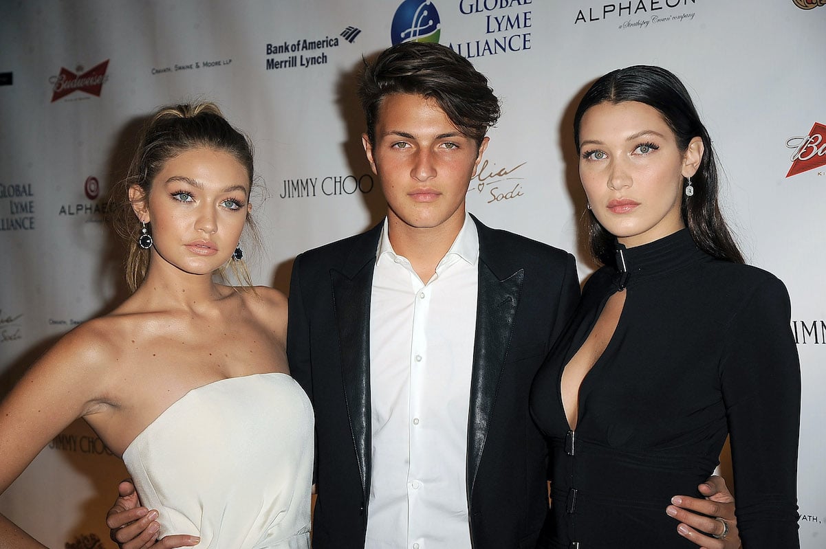 Gigi, Anwar, and Bella Hadid