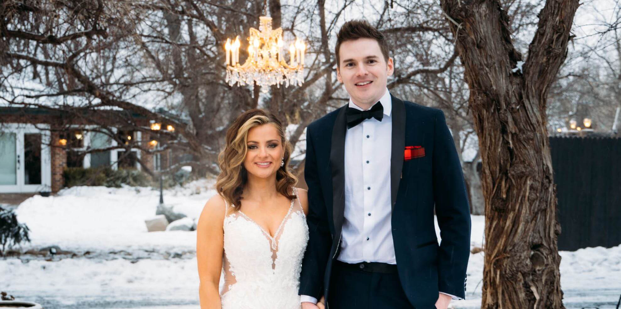 'Married at First Sight' Season 17 cast members Clare and Cameron on their wedding day