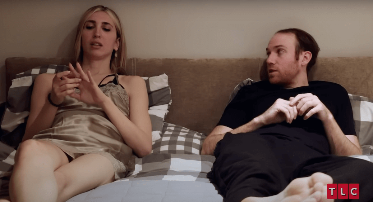 Cleo and Christian in bed in '90 Day Fiance: Before the 90 Days'