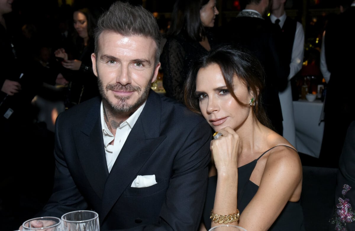 David Beckham and Victoria Beckham attend The Fashion Awards 2018 In Partnership With Swarovski at Royal Albert Hall on December 10, 2018 in London, England