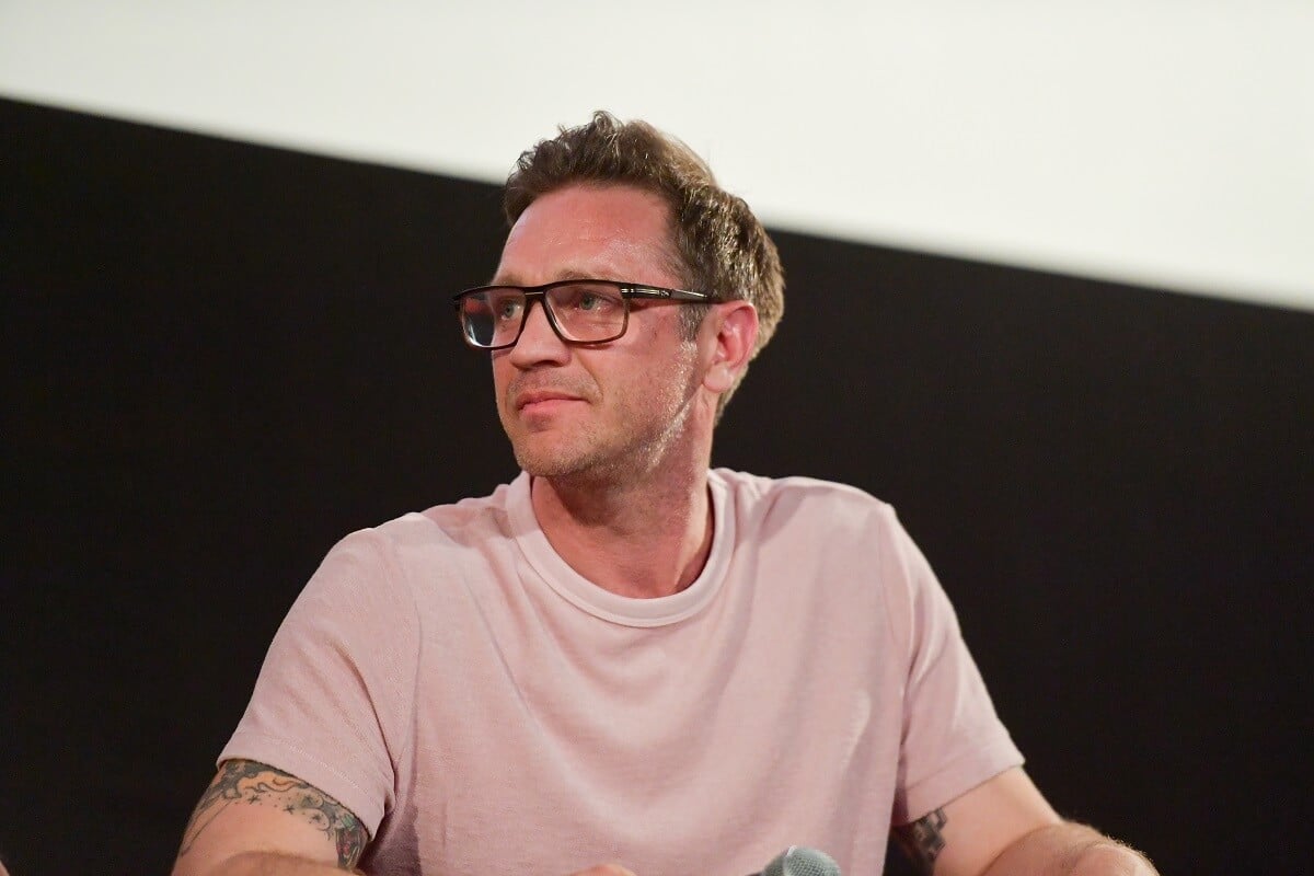 Devon Sawa at a q & a event at the premiere of 'The Fanatic'.