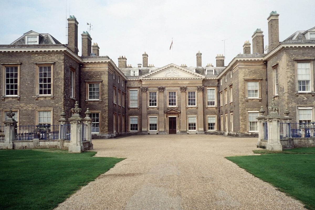 Exterior view of Althorp House, Princess Diana's childhood home available to rent