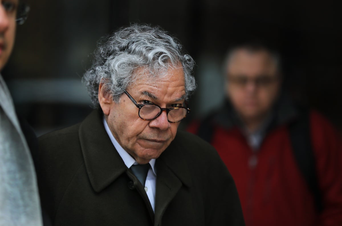 Insys Therapeutics founder John Kapoor leaves federal court.